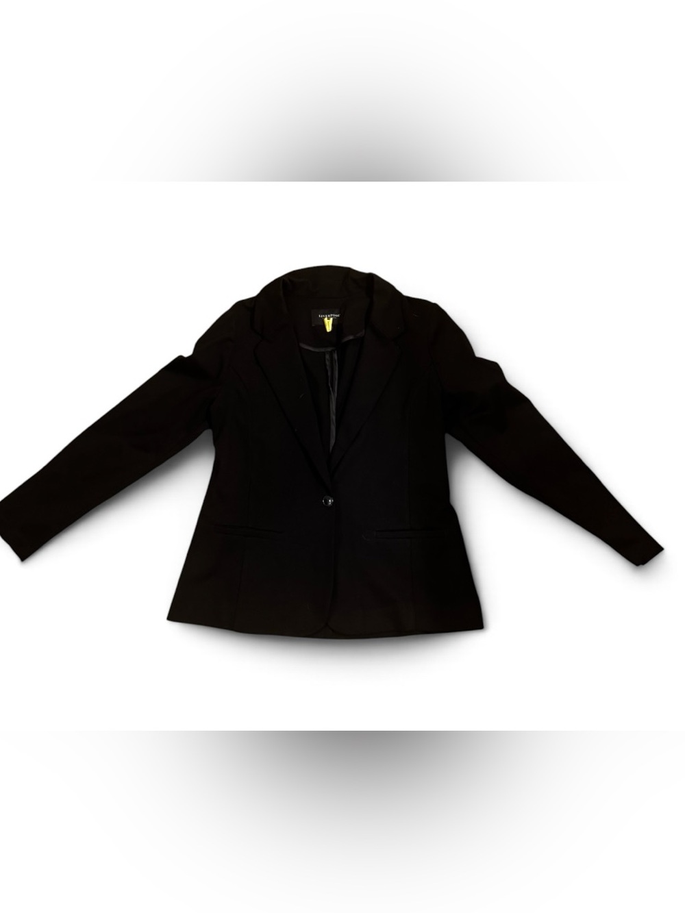 Liverpool Los Angeles Black One Button Blazer Fresh Dry Cleaned